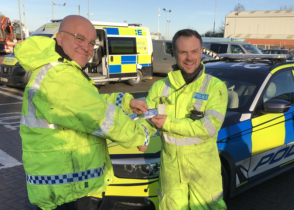 PC James Barry presented by Detective Sergeant Chris P