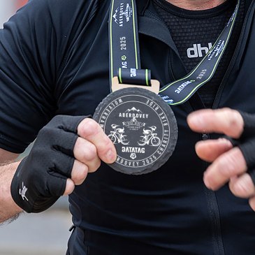 Aberdovey Bike Ride Finishes Medal