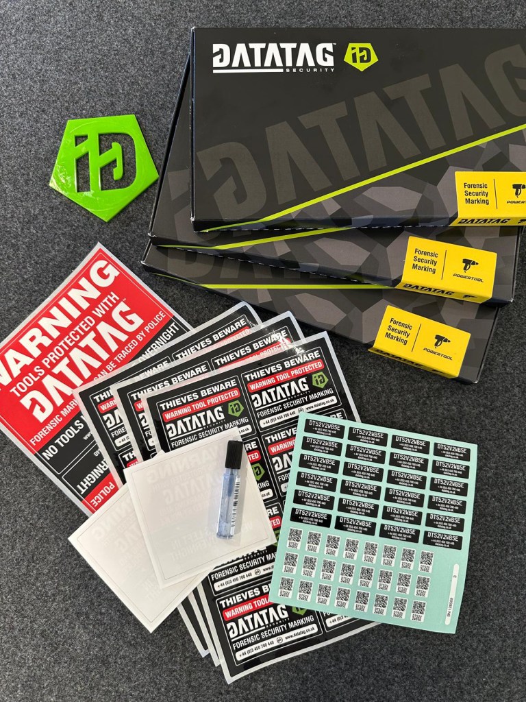 Datatag Power Tool System Contents